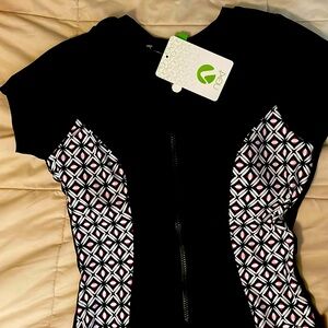 Next brand- woman’s one piece zip- front bathing suit